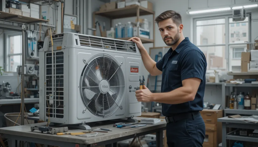 Emergency AC repair call response for broken cooling systems